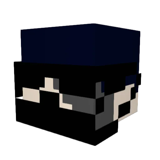 gimunato Minecraft avatar head, 3D render