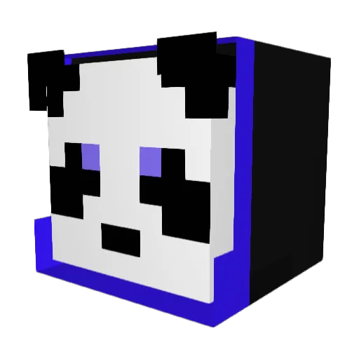 gingerHuskey702 Minecraft avatar head, 3D render