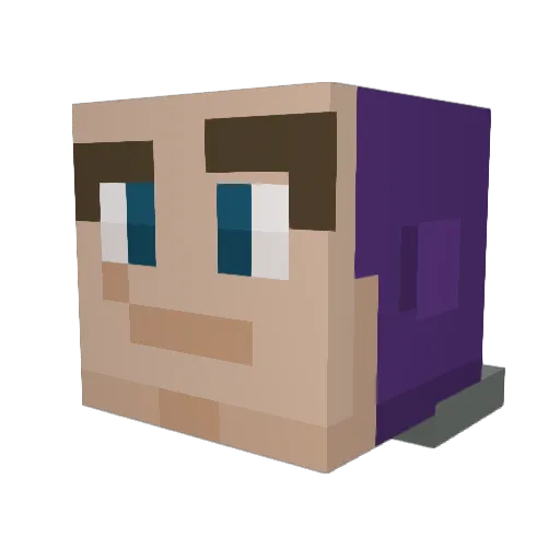 gingerninja98 Minecraft avatar head, 3D render
