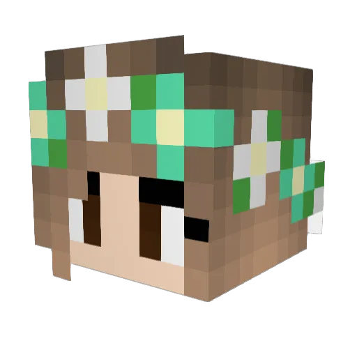 gingersnap15 Minecraft avatar head, 3D render