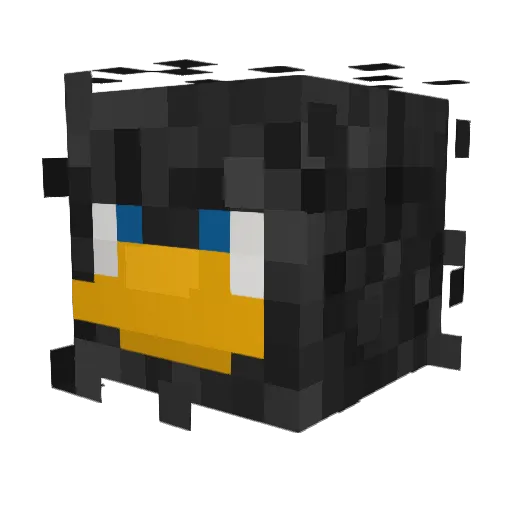 gingerydoodle Minecraft avatar head, 3D render
