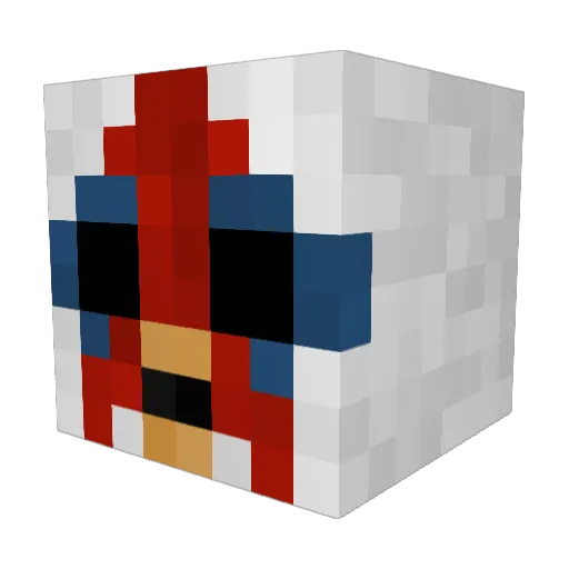 gingey101 Minecraft avatar head, 3D render