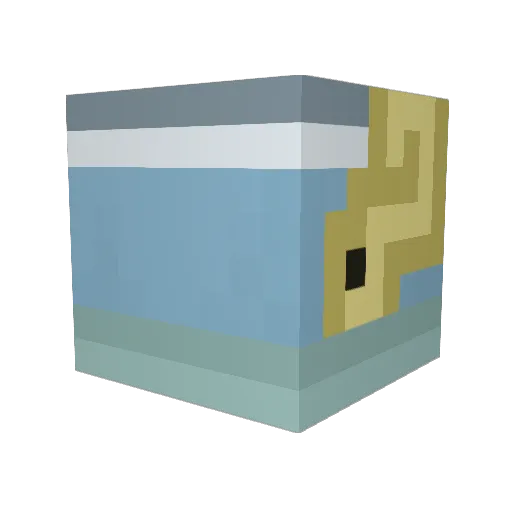 gingeyx Minecraft avatar head, 3D render