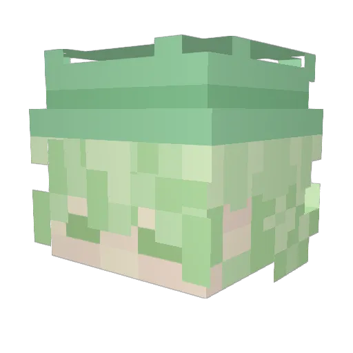 gingi3 Minecraft avatar head, 3D render