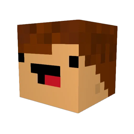 gingie812 Minecraft avatar head, 3D render