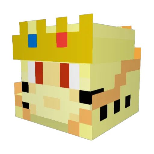 gingy2020 Minecraft avatar head, 3D render