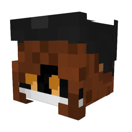gingyman09 Minecraft avatar head, 3D render