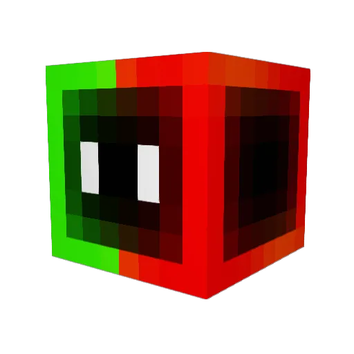ginjaninjanate Minecraft avatar head, 3D render