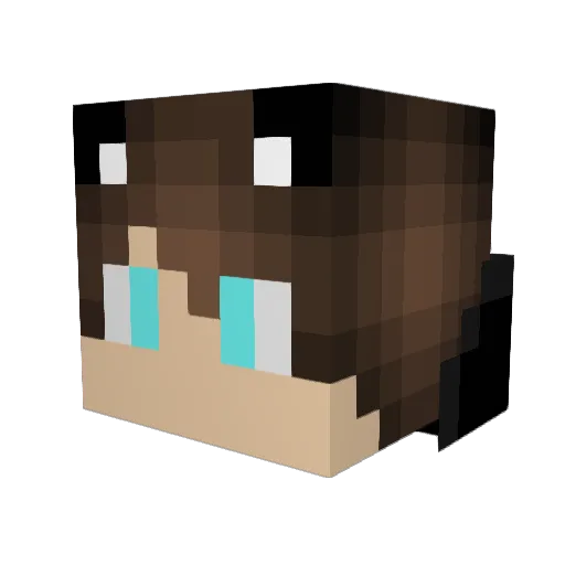 gino88 Minecraft avatar head, 3D render