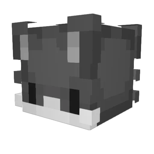 ginostar Minecraft avatar head, 3D render