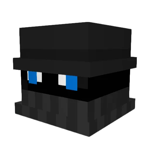 giocor Minecraft avatar head, 3D render