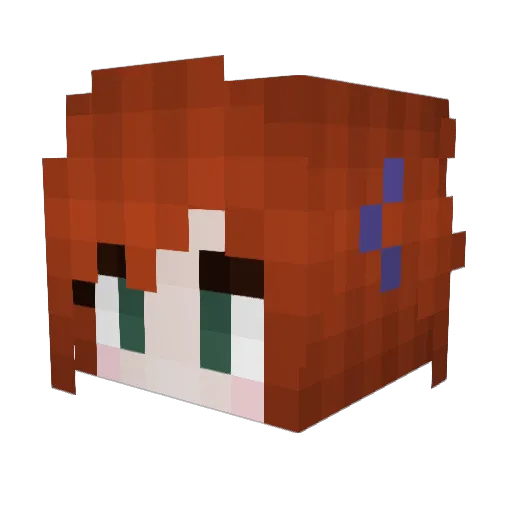 giodude074 Minecraft avatar head, 3D render