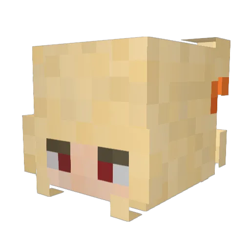 gioovana Minecraft avatar head, 3D render