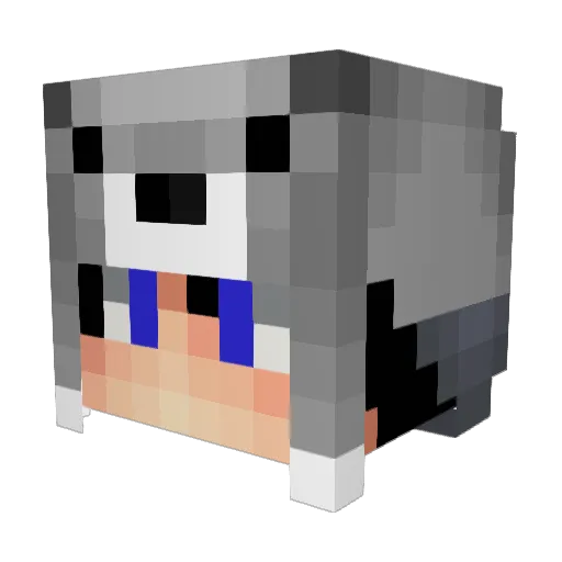 giorgos147 Minecraft avatar head, 3D render