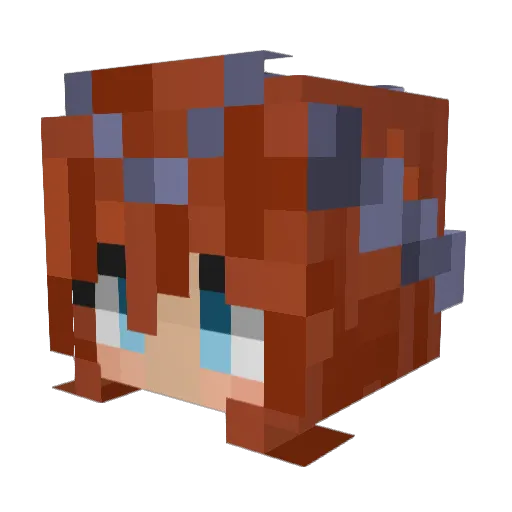 giota32 Minecraft avatar head, 3D render