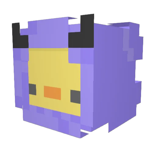 giova9412 Minecraft avatar head, 3D render