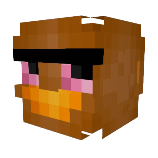 giovanni0111 Minecraft avatar head, 3D render