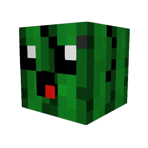 gioviexe Minecraft avatar head, 3D render