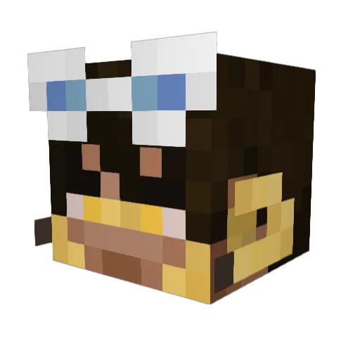 giraffe8487 Minecraft avatar head, 3D render