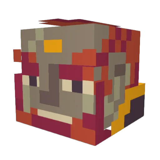 giraffeman15 Minecraft avatar head, 3D render