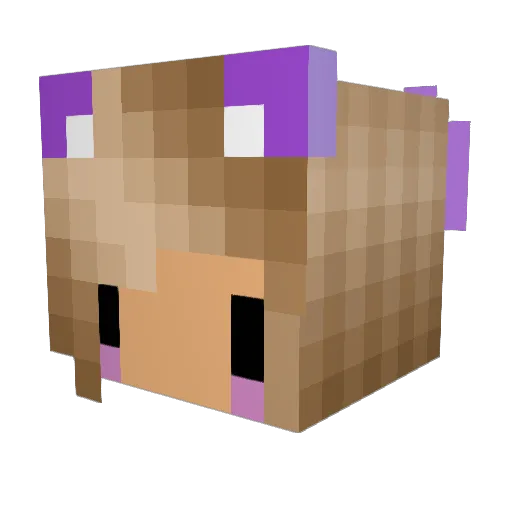giraffie303 Minecraft avatar head, 3D render