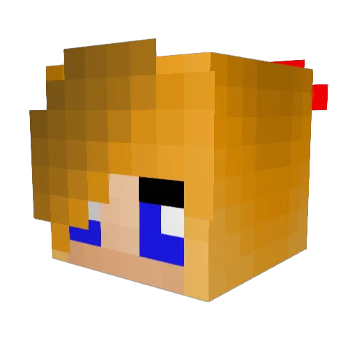 girbot559 Minecraft avatar head, 3D render