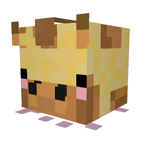 girine6974 Minecraft avatar head, 3D render