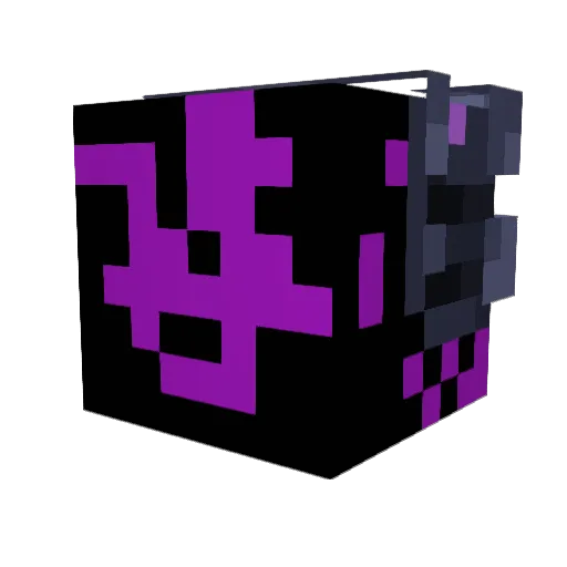girlfa1l Minecraft avatar head, 3D render