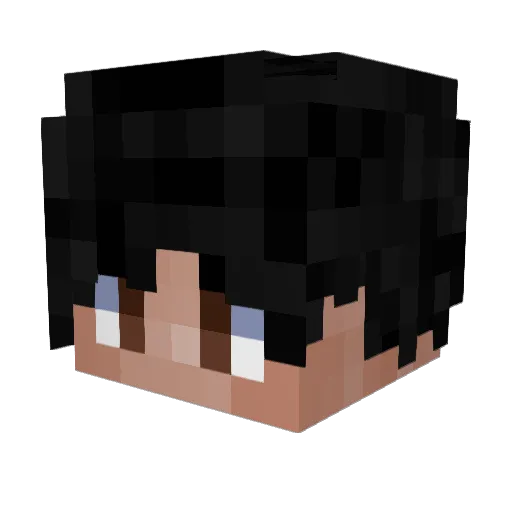 girthykirky Minecraft avatar head, 3D render