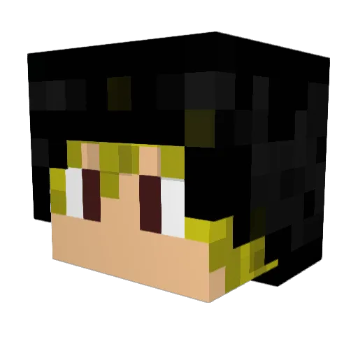 gishiMD Minecraft avatar head, 3D render