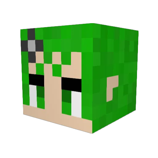 gisio32 Minecraft avatar head, 3D render