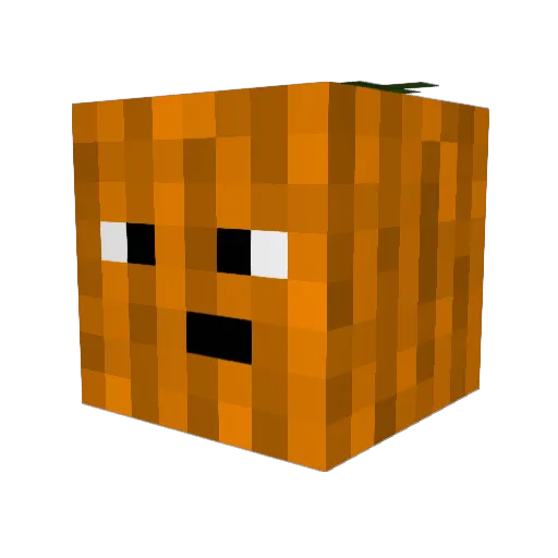 gismoto Minecraft avatar head, 3D render