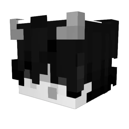 gisonek Minecraft avatar head, 3D render