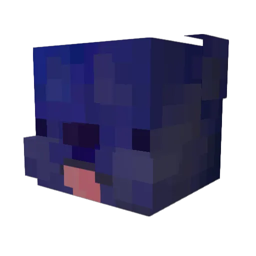 gissaa5 Minecraft avatar head, 3D render