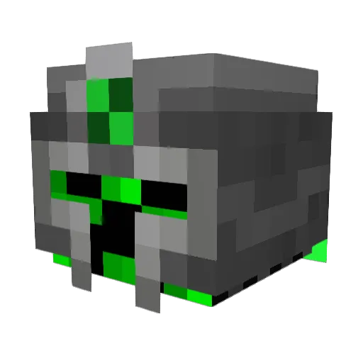 gitorilo Minecraft avatar head, 3D render