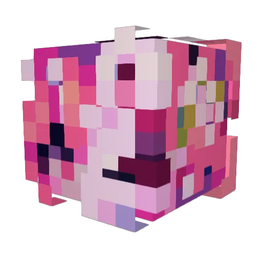 giugiubilly Minecraft avatar head, 3D render