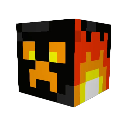 giugo1 Minecraft avatar head, 3D render