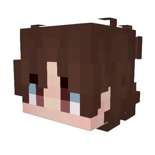 giuliavl Minecraft avatar head, 3D render
