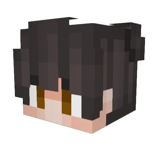 giuliodioristano Minecraft avatar head, 3D render