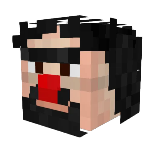 giuseppe75 Minecraft avatar head, 3D render