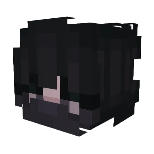 givemeboba Minecraft avatar head, 3D render