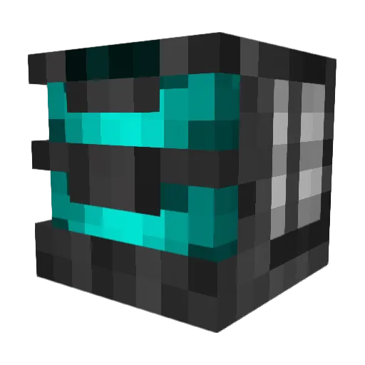 givemeflash Minecraft avatar head, 3D render