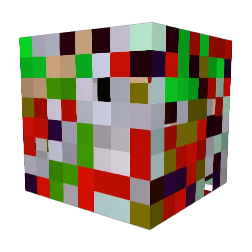givemegibney Minecraft avatar head, 3D render