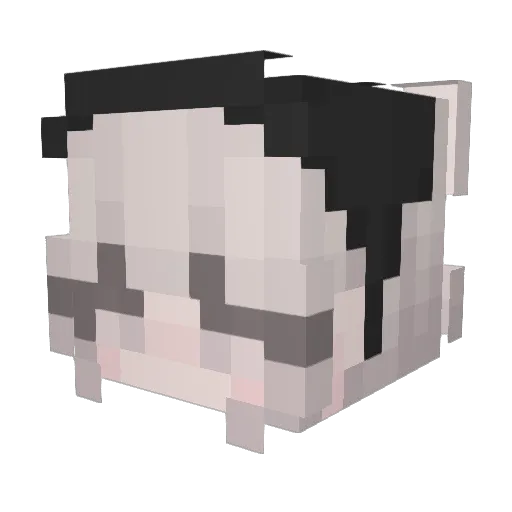 givemekits Minecraft avatar head, 3D render