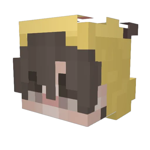 givo26 Minecraft avatar head, 3D render