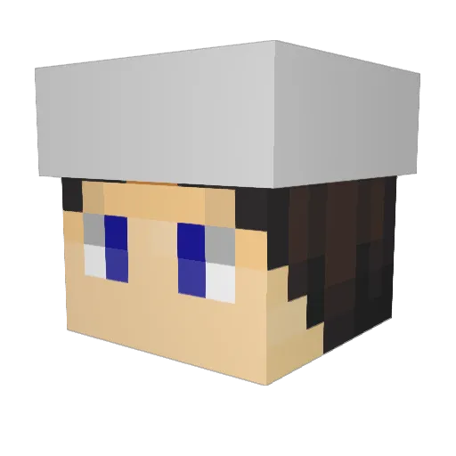 gizanG15 Minecraft avatar head, 3D render