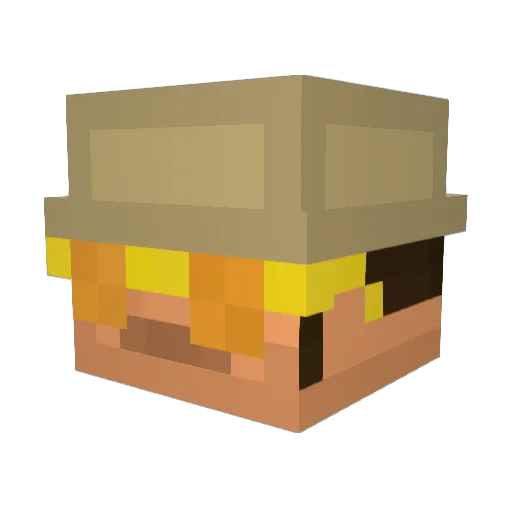 gizardbag127 Minecraft avatar head, 3D render