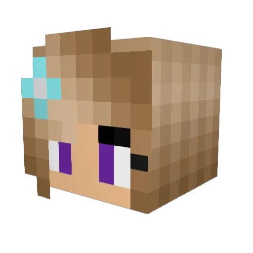 gizmo13000 Minecraft avatar head, 3D render
