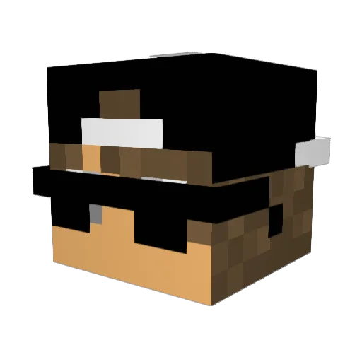 gizmo2014 Minecraft avatar head, 3D render