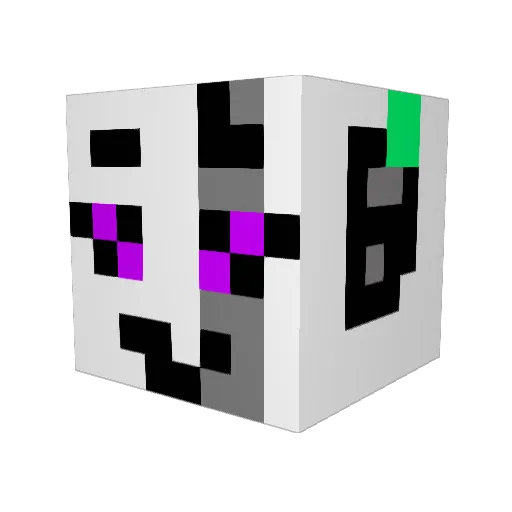 gizmotech50 Minecraft avatar head, 3D render